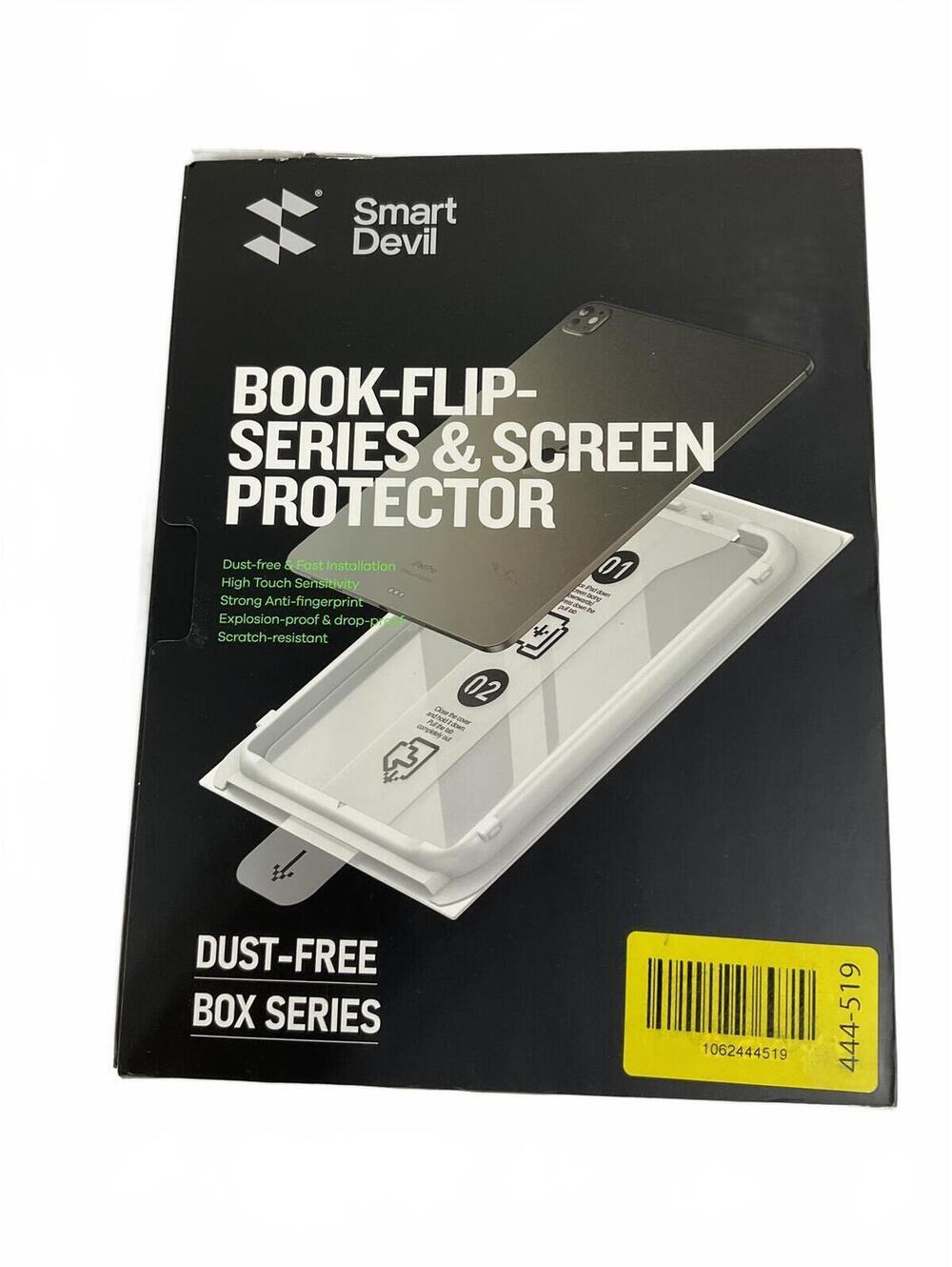 Smart Devil Book-Flip-Series & Screen Protector for iPad Mini 6 & 7 b1